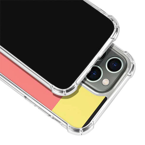 Color Blocks iPhone 14 Pro Clear Case